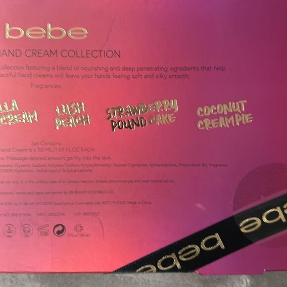 bebe 6 pc Hand Cream Collection Gift Pack for Her - Picture 7 of 10
